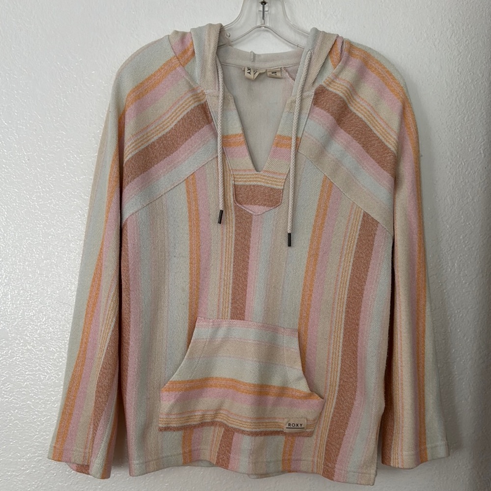 Roxy Women's Striped Hoodie Sweater